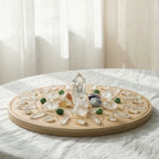Natural crystal wish set for manifestation meditation altar and home decor display