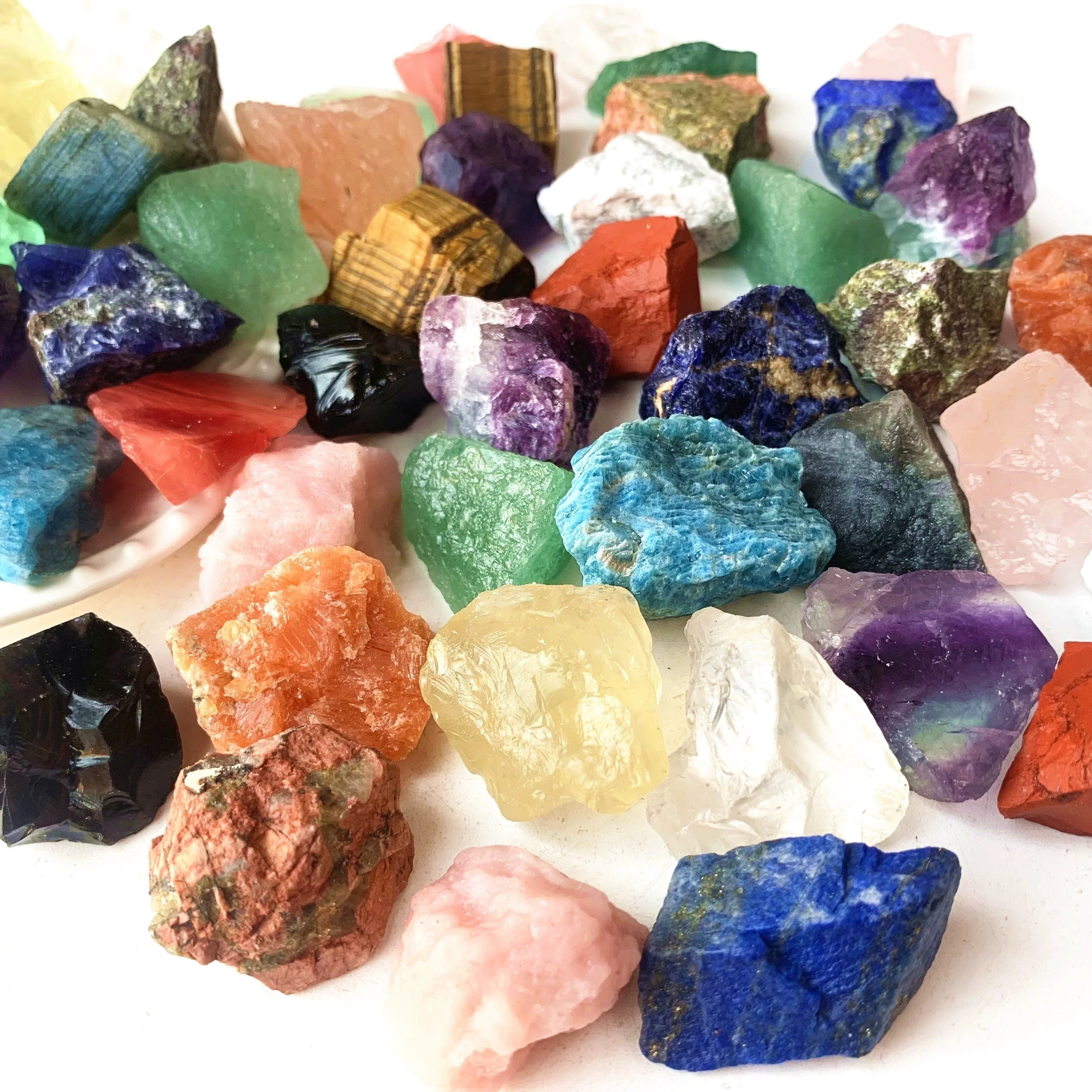 Irregular raw crystal stones for resin projects crystal jars and gift making