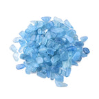 Aquamarine stone chips for plant toppers meditation spaces crafts and thoughtful gifts
