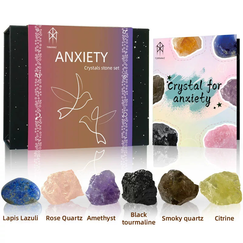 Luck crystal set for abundance optimism confidence and positive intention